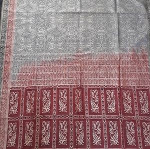 Pure Brocade Saree, 6 yards of fabric.